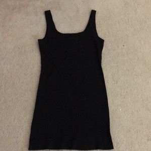 Black short bodycon dress